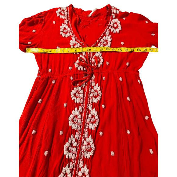 FREE PEOPLE - Embroidered
Fable Midi Dress in Rock N' Roll Red
Combo - NWOT - Picture 6 of 8